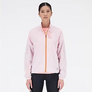 New Balance Women’s Printed Impact Run Light Pack Jacket Size Small